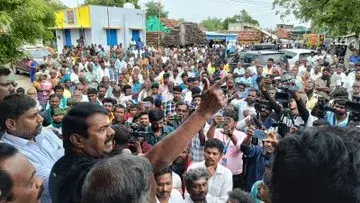 சீமான் தலைமையில் அரிட்டாப்பட்டியில் மாபெரும் ஆர்ப்பாட்டம்!